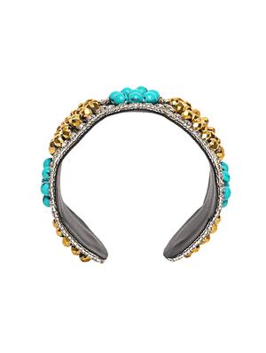 blue satin beaded bracelet - 15674964 - Standard Image - 3