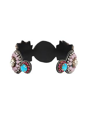 pink satin beaded bracelet - 15674970 - Standard Image - 2