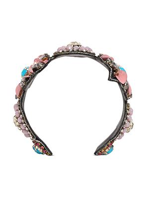 pink satin beaded bracelet - 15674970 - Standard Image - 3