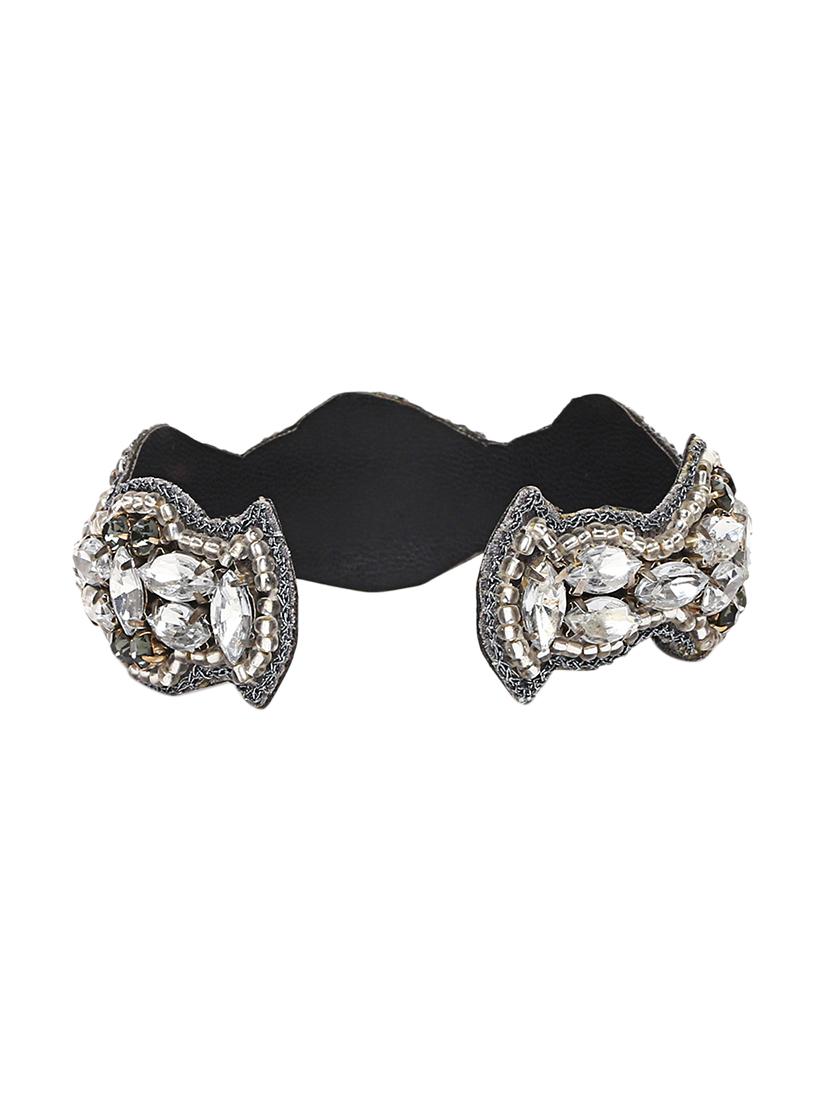 black satin beaded bracelet - 15674971 - Zoom Image - 2
