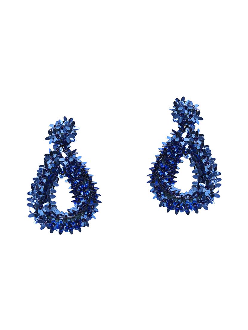 blue nylon drop earring - 15674974 - Zoom Image - 1