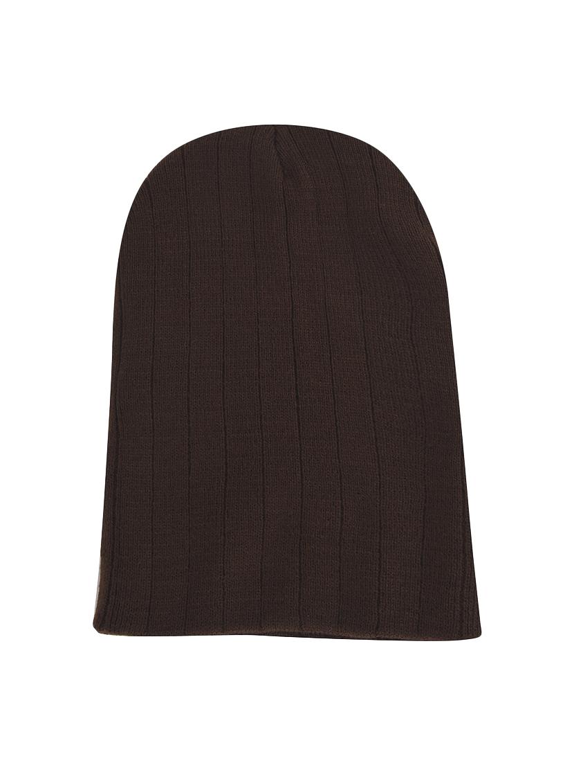 brown cotton polyester blend beanies - 15675548 - Zoom Image - 1
