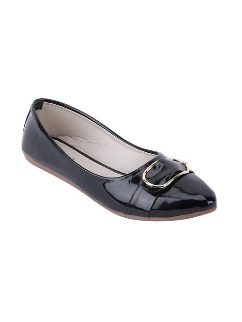 black slip on ballerinas - 15675623 - Standard Image - 1