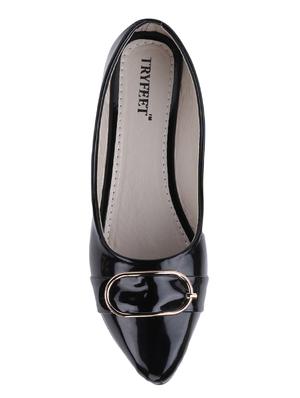 black slip on ballerinas - 15675623 - Standard Image - 4