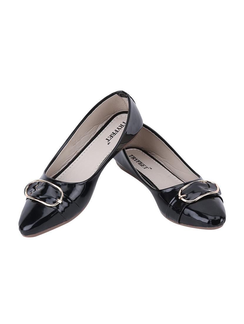 black slip on ballerinas - 15675623 - Zoom Image - 2