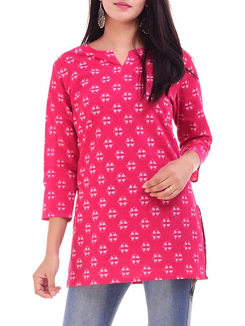 Printed straight kurti - 15676020 - Standard Image - 1