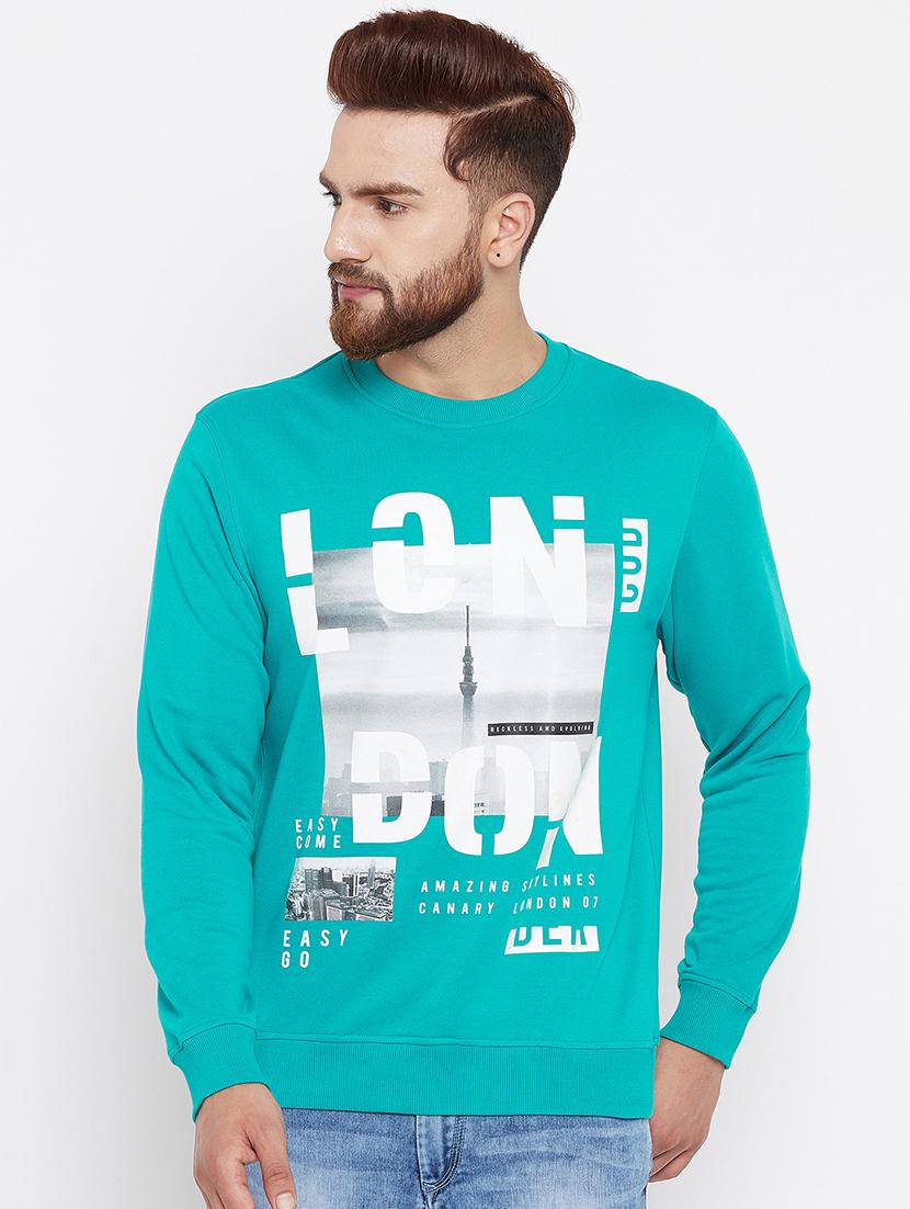 blue cotton sweatshirt - 15676131 - Zoom Image - 1