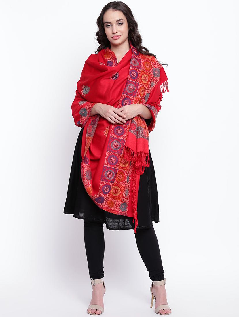 self-design woolen shawl - 15676211 - Zoom Image - 1