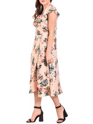 ruffle detailed floral dress - 15676440 - Standard Image - 2