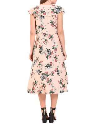ruffle detailed floral dress - 15676440 - Standard Image - 3