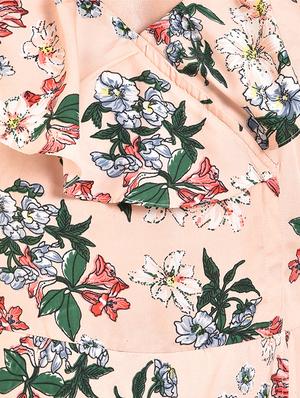 ruffle detailed floral dress - 15676440 - Standard Image - 4