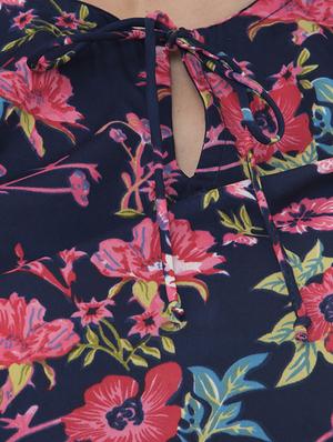 tie-up detail floral top - 15676535 - Standard Image - 5