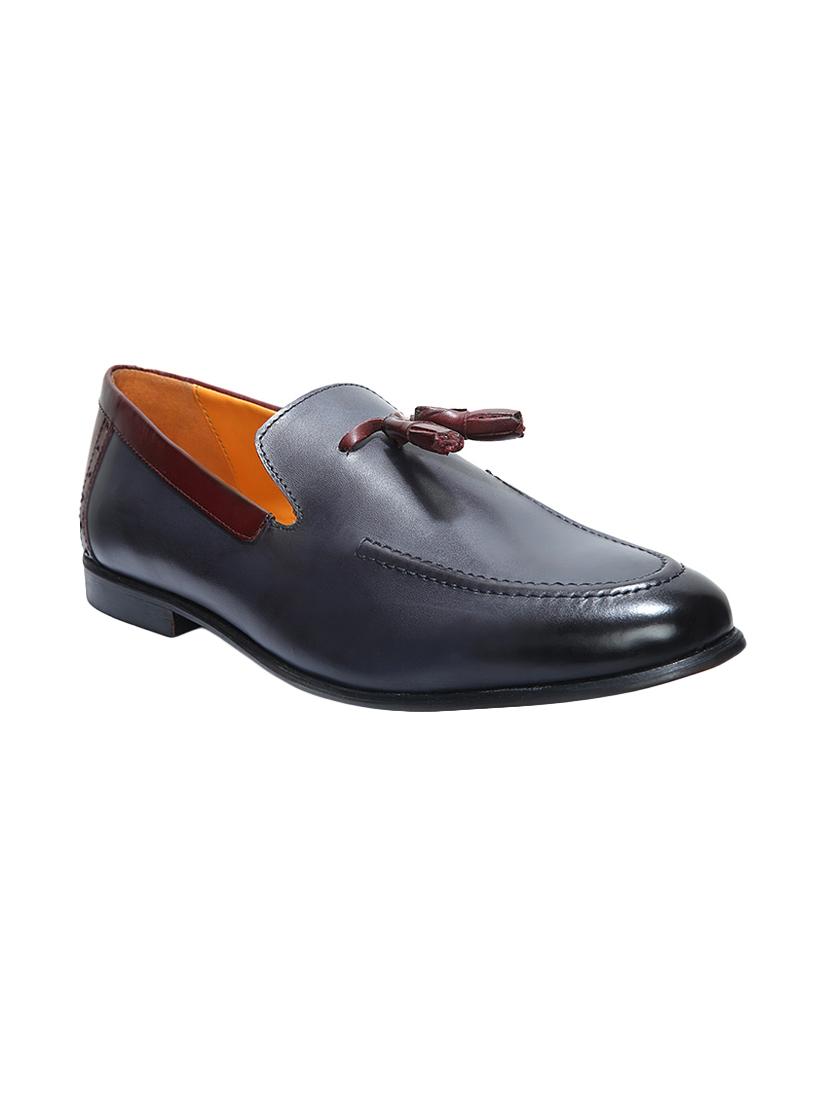 navy tassel formal slip ons - 15677672 - Zoom Image - 1