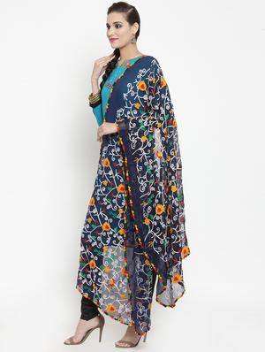 phulkari embroidred dupatta - 15678387 - Standard Image - 2