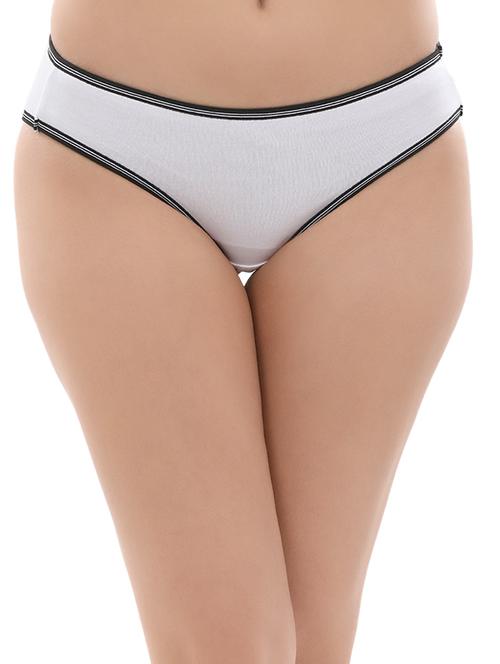 contrasting striped bikini panty - 15679205 - Standard Image - 1