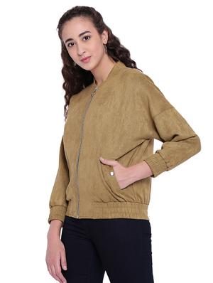 drop sleeved bomber jacket - 15679684 - Standard Image - 2