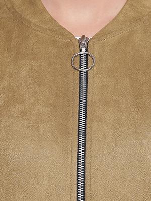 drop sleeved bomber jacket - 15679684 - Standard Image - 4