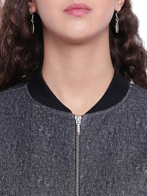 elasticated waist bomber jacket - 15679687 - Standard Image - 4