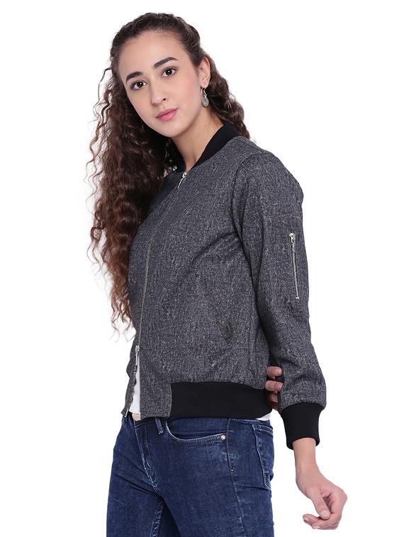 elasticated waist bomber jacket - 15679687 - Zoom Image - 2
