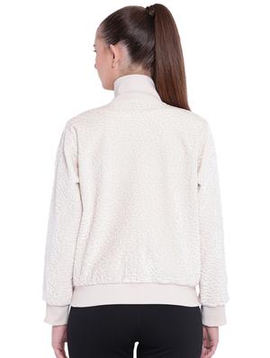 textured mock neck bomber jacket - 15679692 - Standard Image - 3