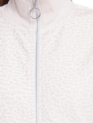 textured mock neck bomber jacket - 15679692 - Standard Image - 4
