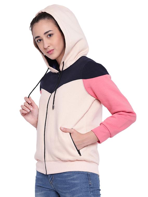 color block hooded jacket - 15679703 - Zoom Image - 2
