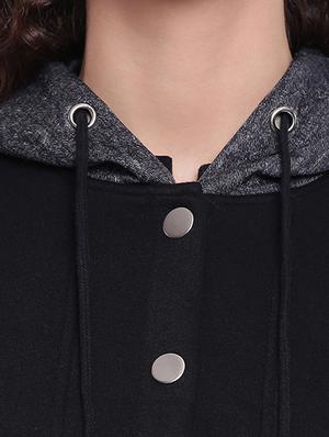 drawstring waist hooded parka jacket - 15679705 - Standard Image - 4