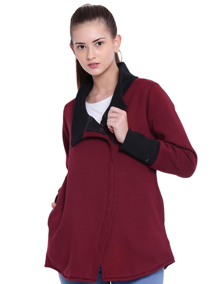 contrast shawl collar jacket - 15679714 - Zoom Image - 1