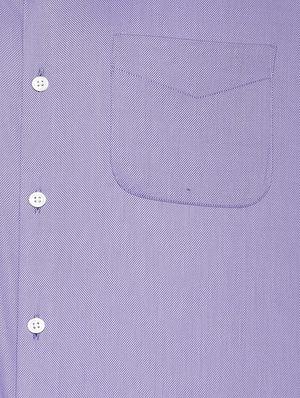 purple cotton formal shirt - 15680163 - Standard Image - 4