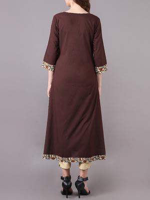 angarkha layered kurta with tassels - 15680402 - Standard Image - 3