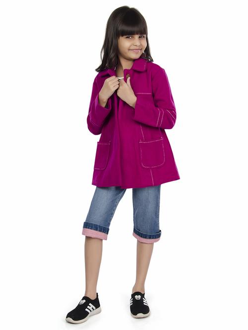 purple wool trench coat - 15680792 - Very Small Image - 1