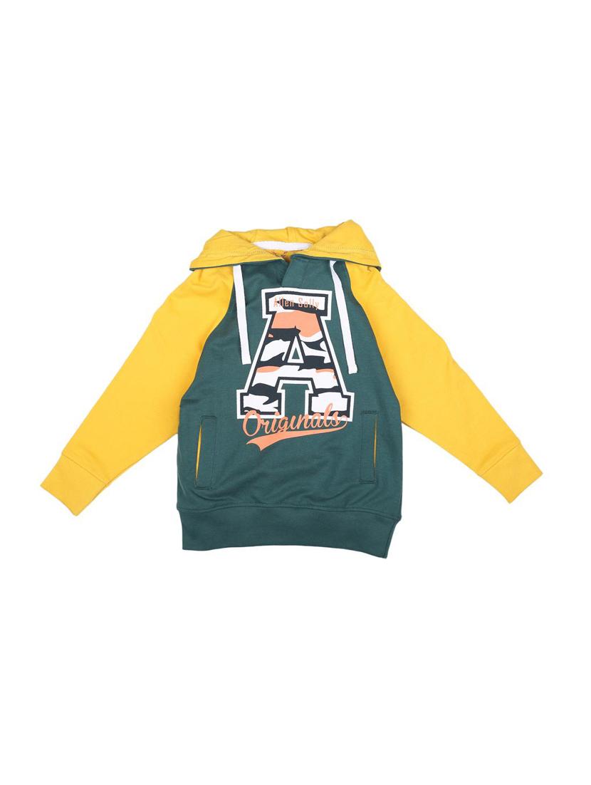 green cotton sweatshirt - 15680959 - Zoom Image - 1