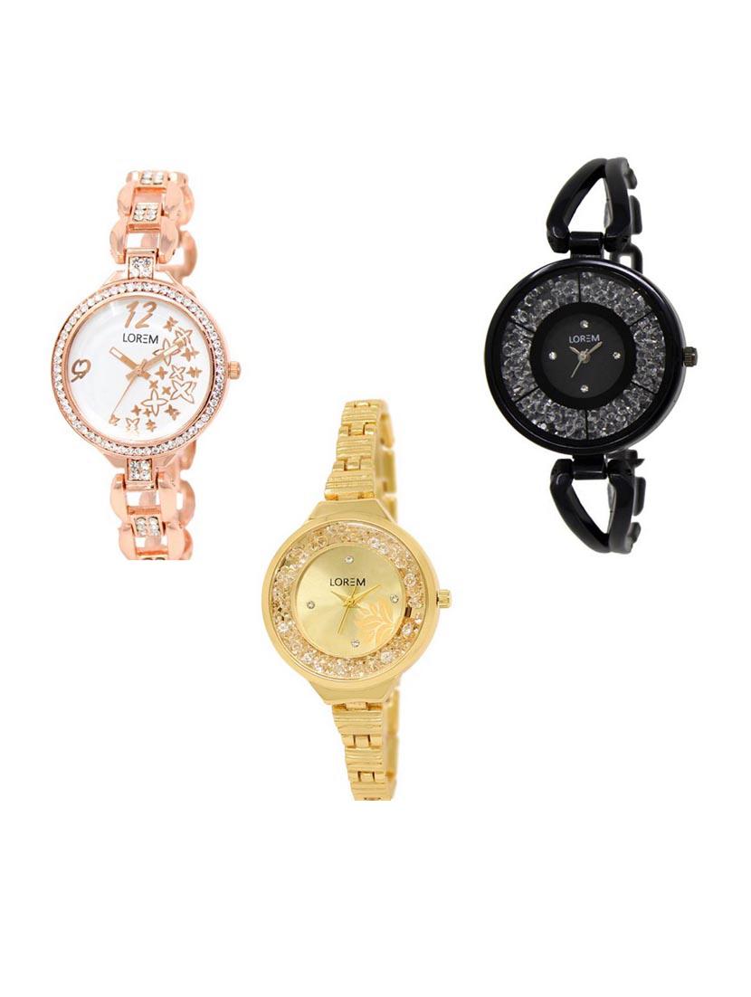 set of 3 analog watch combo -(lk210-211-224) - 15687569 - Zoom Image - 1