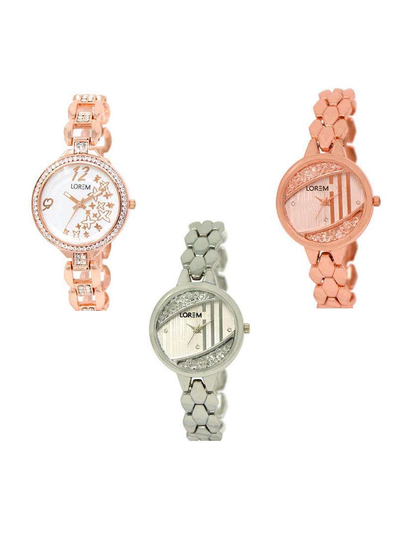 set of 3 analog watch combo -(lk210-222-223) - 15687946 - Zoom Image - 1