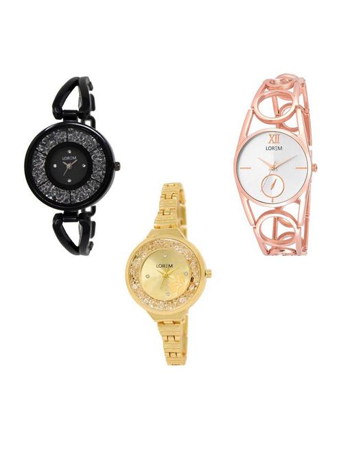 set of 3 analog watch combo -(lk211-213-224) - 15688160 - Standard Image - 1