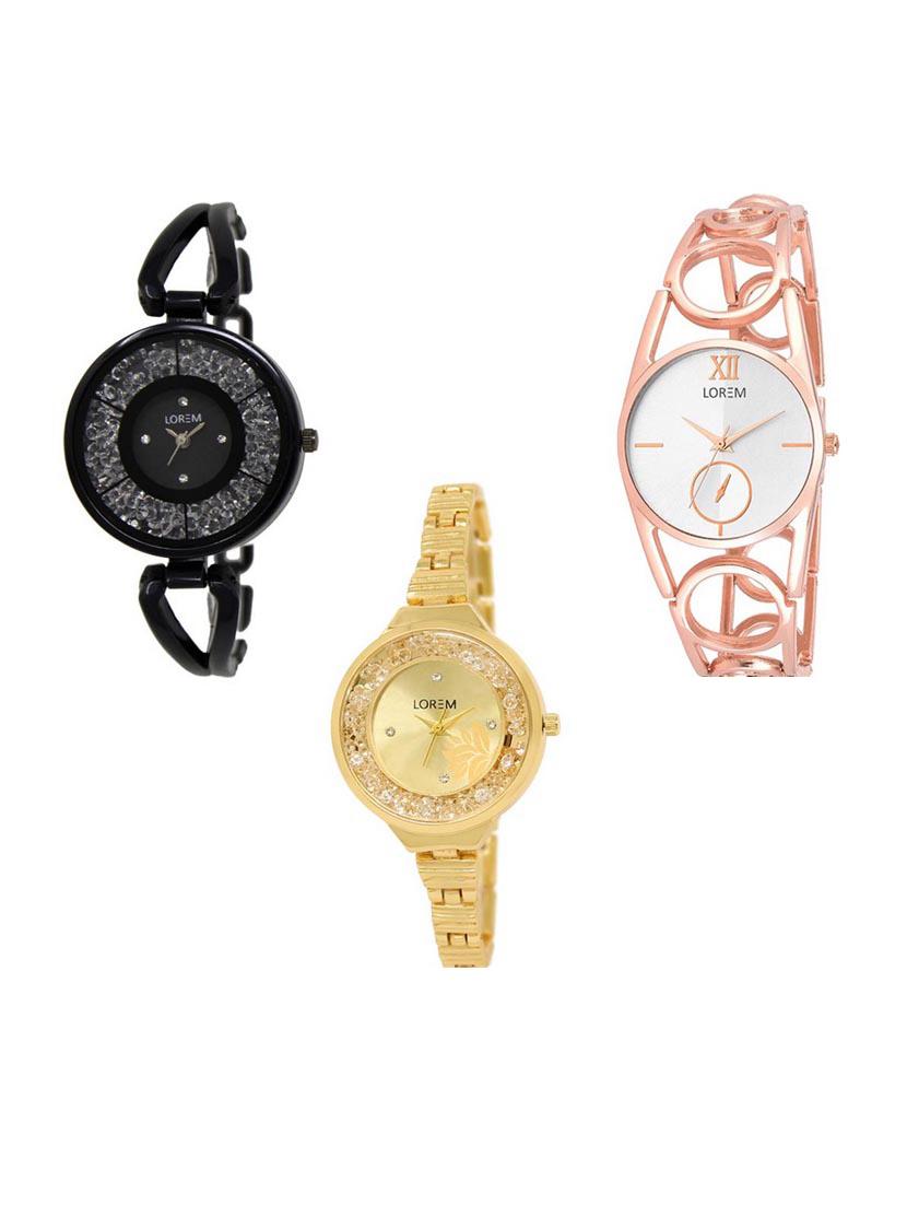 set of 3 analog watch combo -(lk211-213-224) - 15688160 - Zoom Image - 1