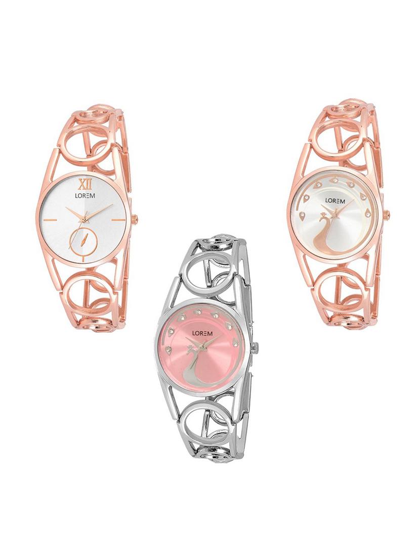 set of 3 analog watch combo -(lk213-232-233) - 15689099 - Zoom Image - 1