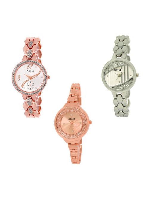 set of 3 analog watch combo -(lk215-223-225) - 15689259 - Standard Image - 1