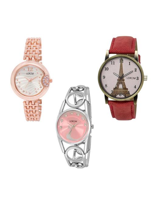 set of 3 analog watch - 15691194 - Very Small Image - 1