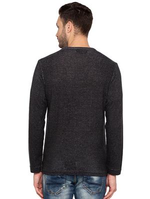 black cotton pullover - 15691525 - Standard Image - 3