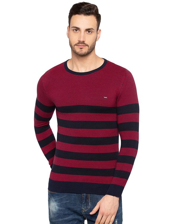 red cotton pullover - 15691530 - Zoom Image - 1