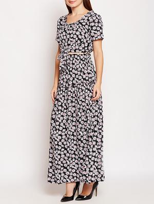 tie up hem floral top skirt set - 15691773 - Standard Image - 2