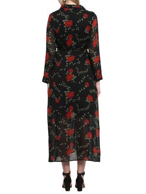 button up floral maxi dress - 15692690 - Standard Image - 3