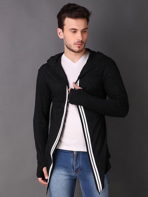 black cotton shrug - 15693209 - Standard Image - 1