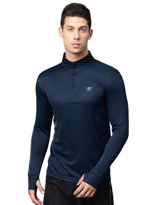 navy blue polyester tshirt - 15694959 - Standard Image - 1