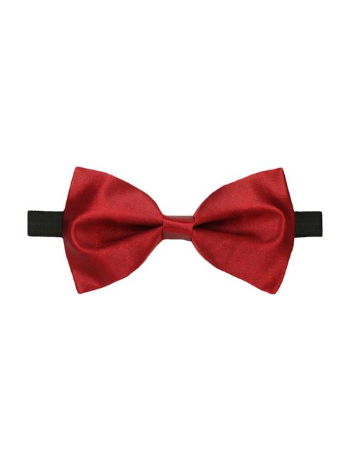 maroon polyester bow tie - 15695826 - Standard Image - 1
