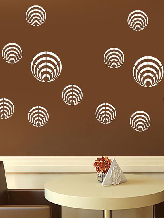 Kayra Decor Reusable DIY Wall Stencil Painting for Home Decor (PVC, 16inch x 24 inch) - 15696492 - Zoom Image - 1