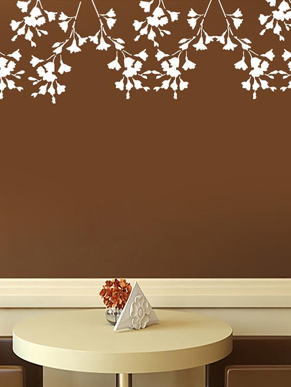 kayra decor reusable diy wall stencil painting for home decor (pvc, 16inch x 24 inch) - 15696510 - Zoom Image - 1