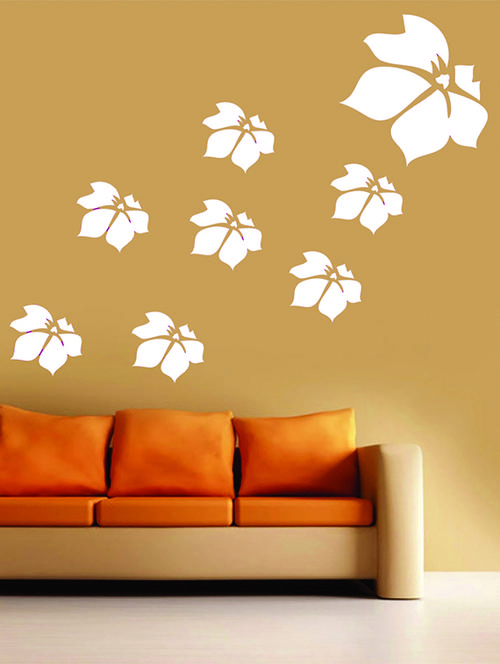 kayra decor reusable diy wall stencil painting for home decor (pvc, 16inch x 24 inch) - 15696581 - Standard Image - 1