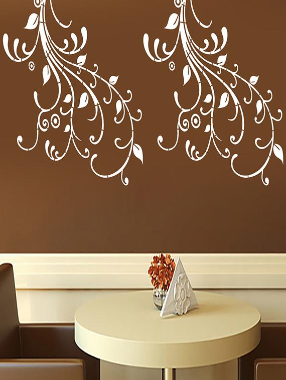 kayra decor reusable diy wall stencil painting for home decor (pvc, 16inch x 24 inch) - 15696597 - Zoom Image - 1